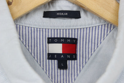 Mens Oxford Shirt Long Sleeve Collared