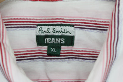 Mens Striped Shirt  Button Up Casual