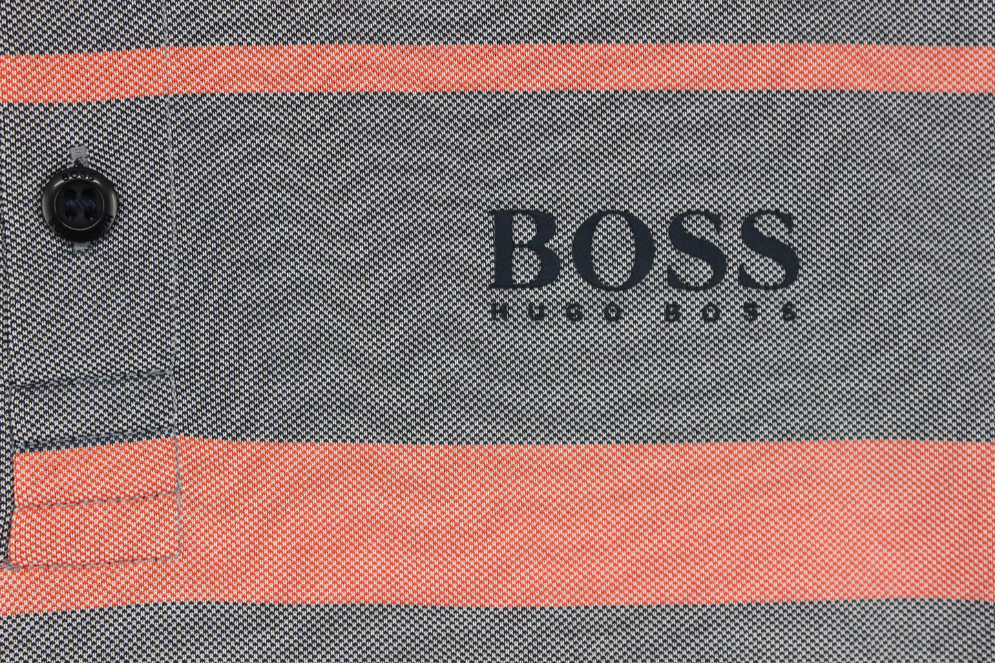 Mens Striped Polo Shirt Short Sleeve Collared
