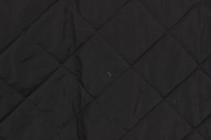 Mens Quilted Jacket Full Zip Corduroy Collar