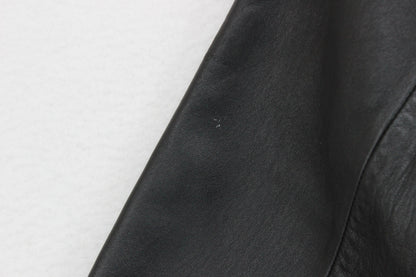 Womens Leather Overcoat Pocket