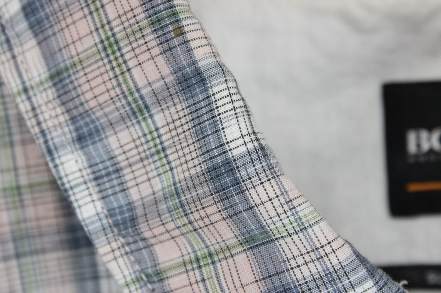 Mens Plaid Shirt Long Sleeve Slim Fit