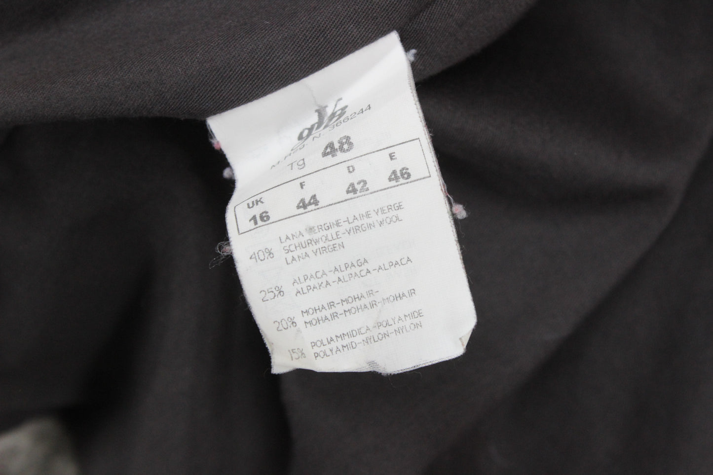 Womens Mohair Jacket Made In Italy Wool Alpaca