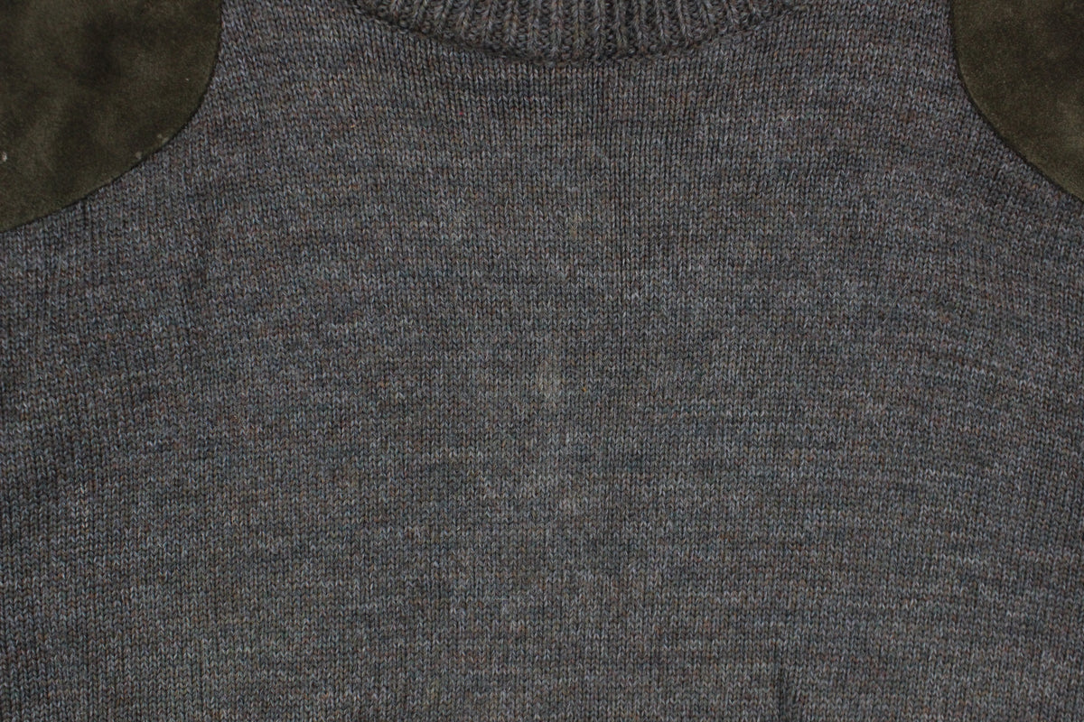 Mens Jumper Knitwear Crew Neck Wool