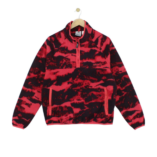 Mens 1/4 Zip Fleece Patterned