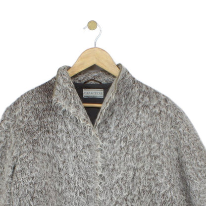 Womens Mohair Jacket Made In Italy Wool Alpaca