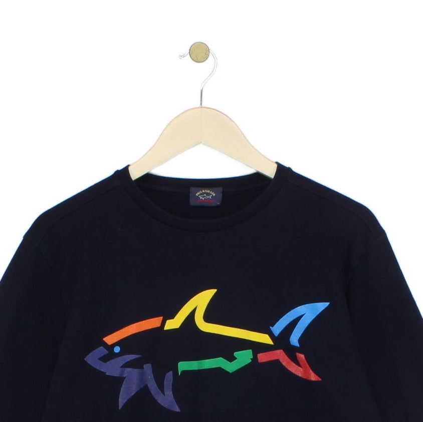 Mens Sweatshirt Made In Italy Crew Neck Shark