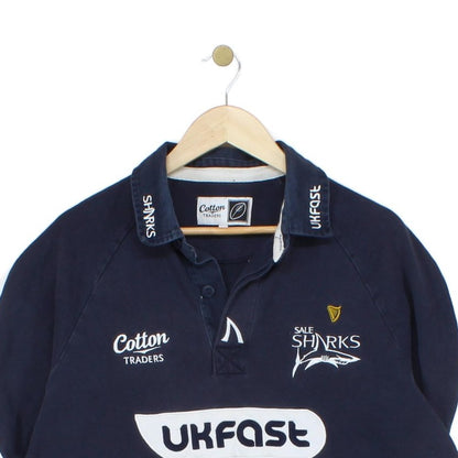 Mens Sharks 2009 Rugby Jersey Short Sleeve Cotton