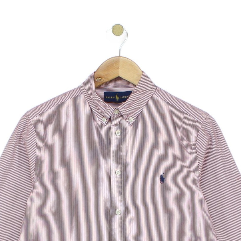 Mens Striped Shirt Button Up Classic