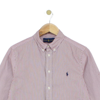 Mens Striped Shirt Button Up Classic