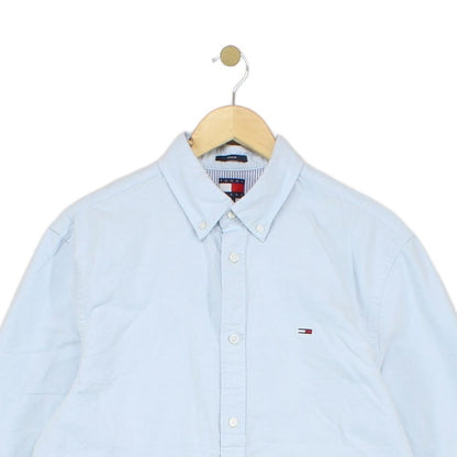 Mens Oxford Shirt Long Sleeve Collared