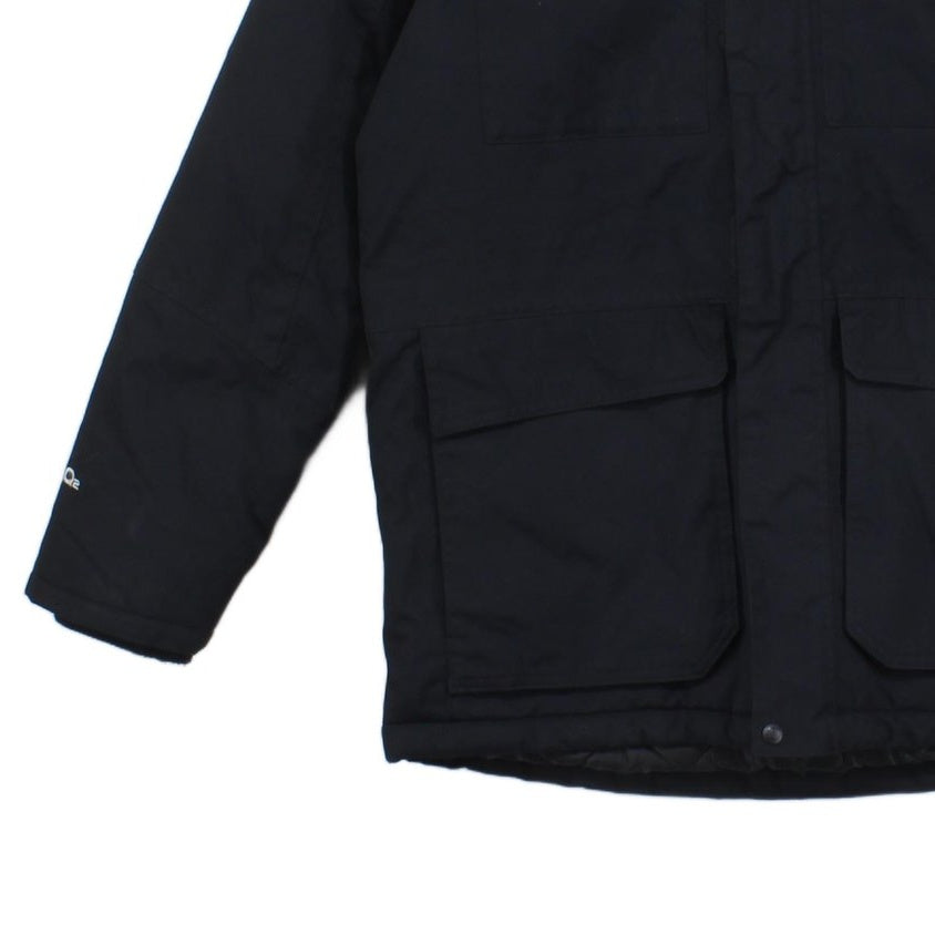 Boys Quilted Jacket Insulated Hooded Full Zip