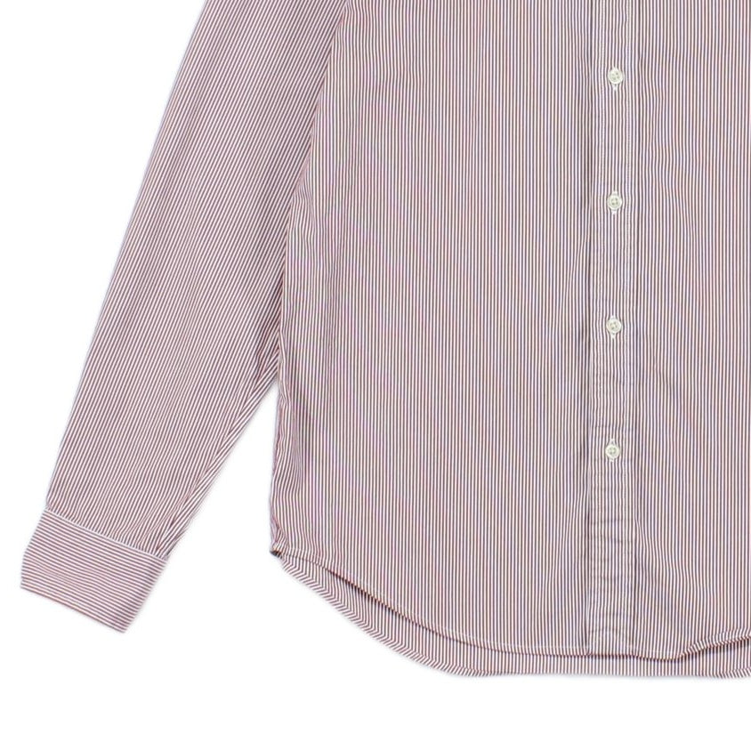 Mens Striped Shirt Button Up Classic