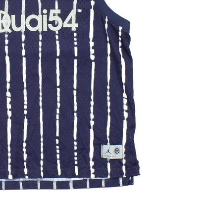 Mens Jordan Basketball Jersey Striped Athletic Sleeveless