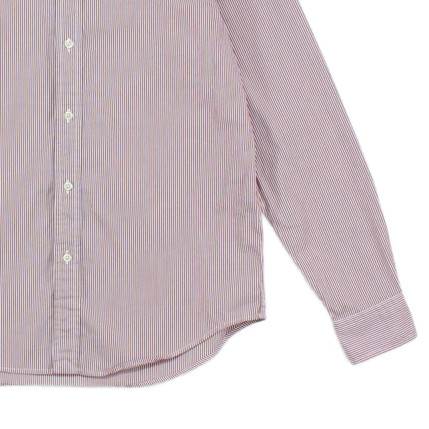 Mens Striped Shirt Button Up Classic