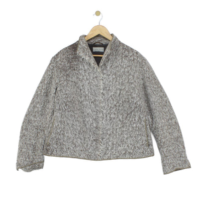 Womens Mohair Jacket Made In Italy Wool Alpaca