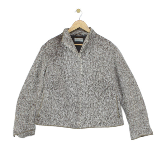 Womens Mohair Jacket Made In Italy Wool Alpaca