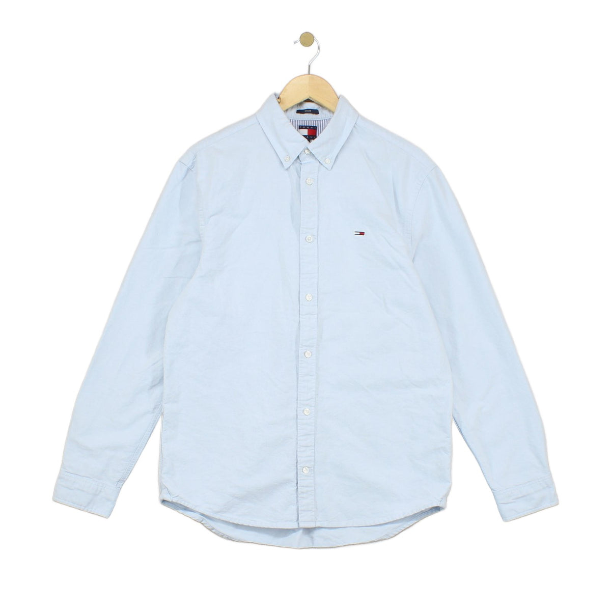 Mens Oxford Shirt Long Sleeve Collared