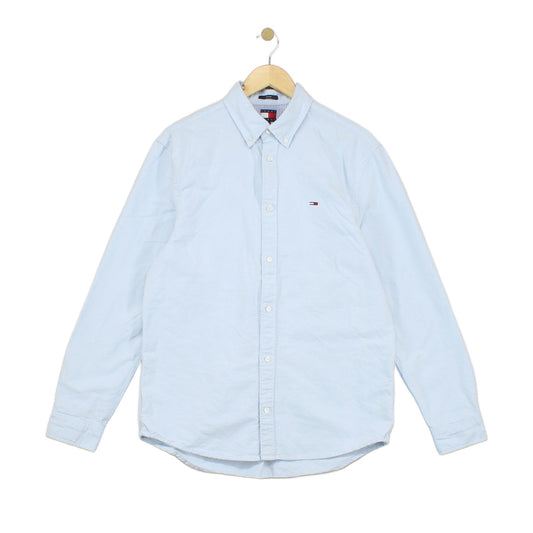 Mens Oxford Shirt Long Sleeve Collared