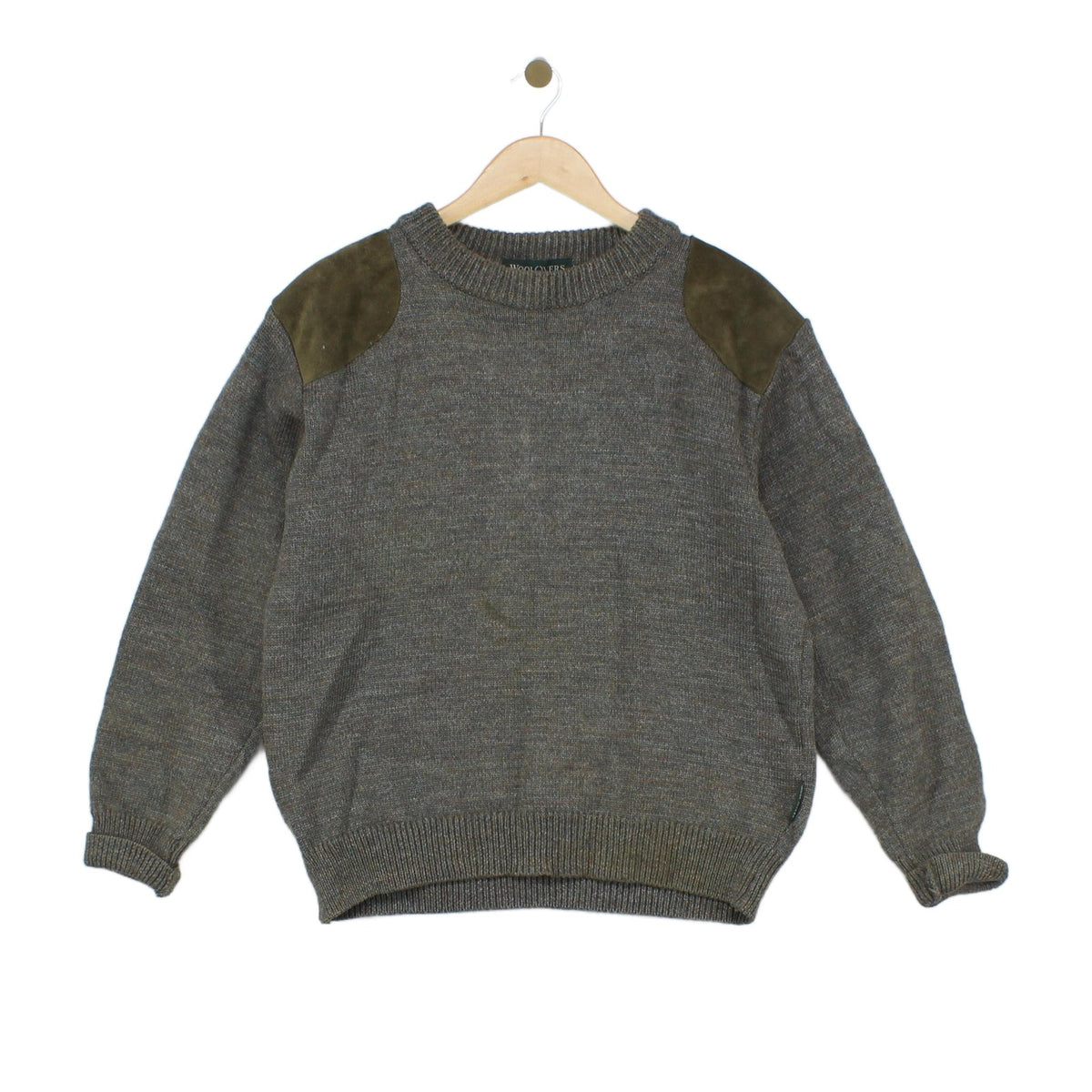 Mens Jumper Knitwear Crew Neck Wool