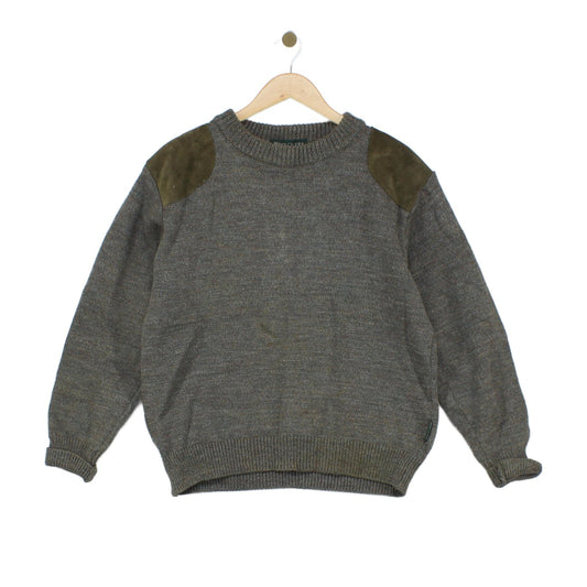 Mens Jumper Knitwear Crew Neck Wool