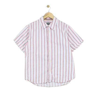 Mens Striped Shirt  Button Up Casual