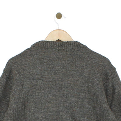 Mens Jumper Knitwear Crew Neck Wool
