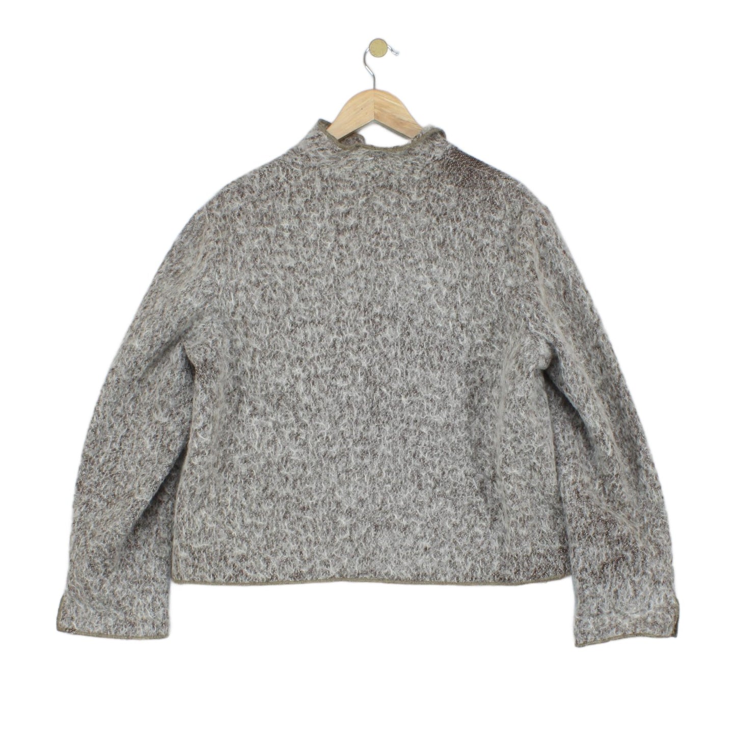 Womens Mohair Jacket Made In Italy Wool Alpaca