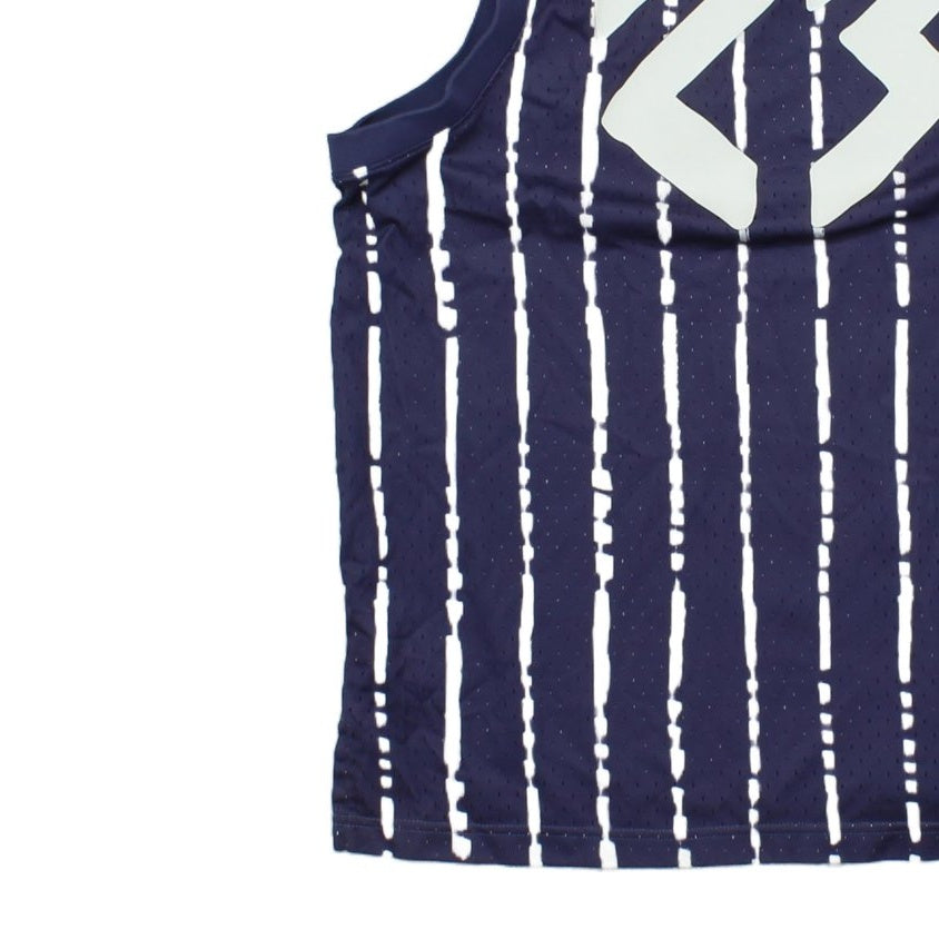 Mens Jordan Basketball Jersey Striped Athletic Sleeveless