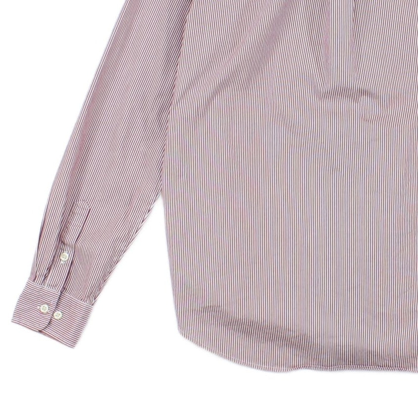 Mens Striped Shirt Button Up Classic