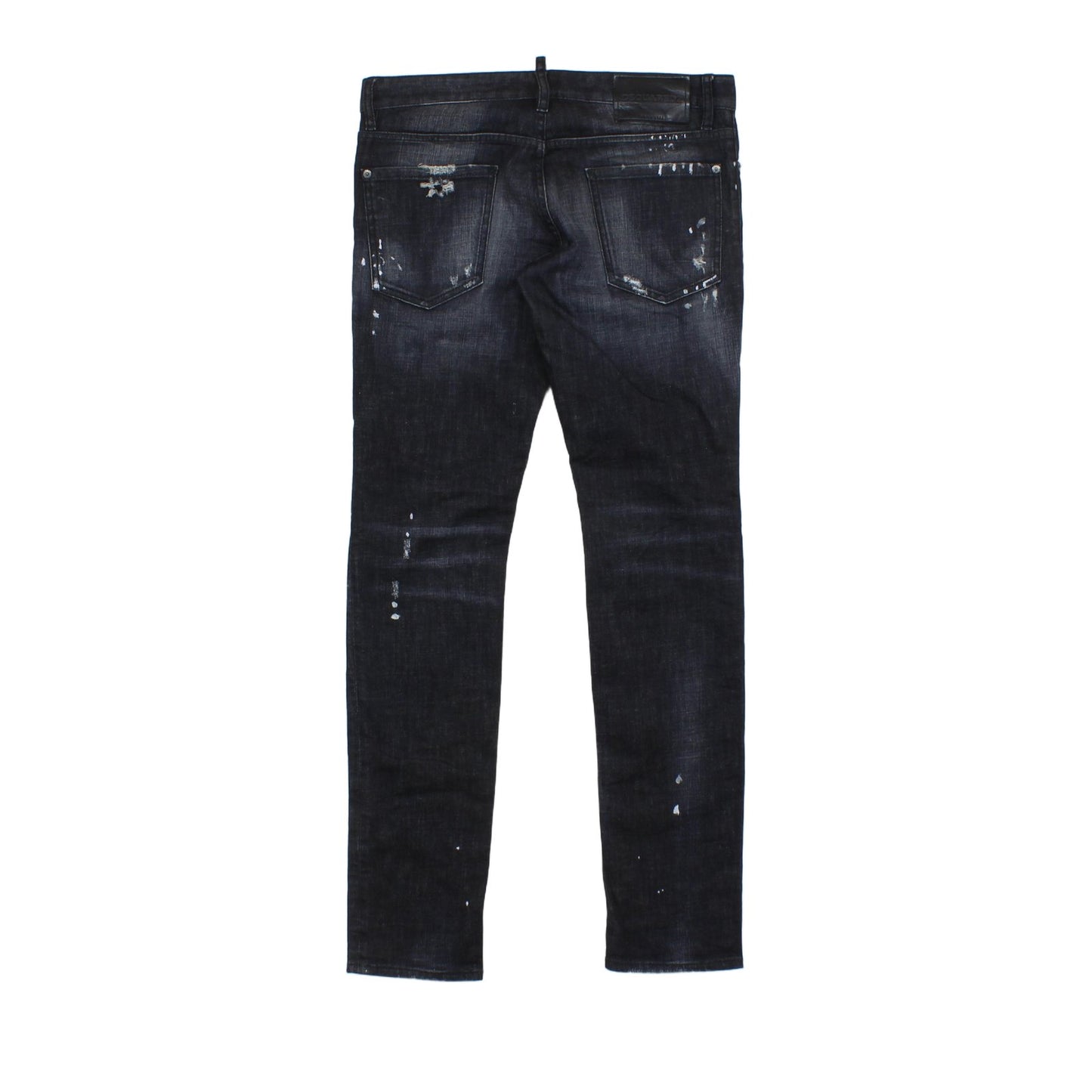Mens Skinny Jeans Made In Italy Distressed Button Fly