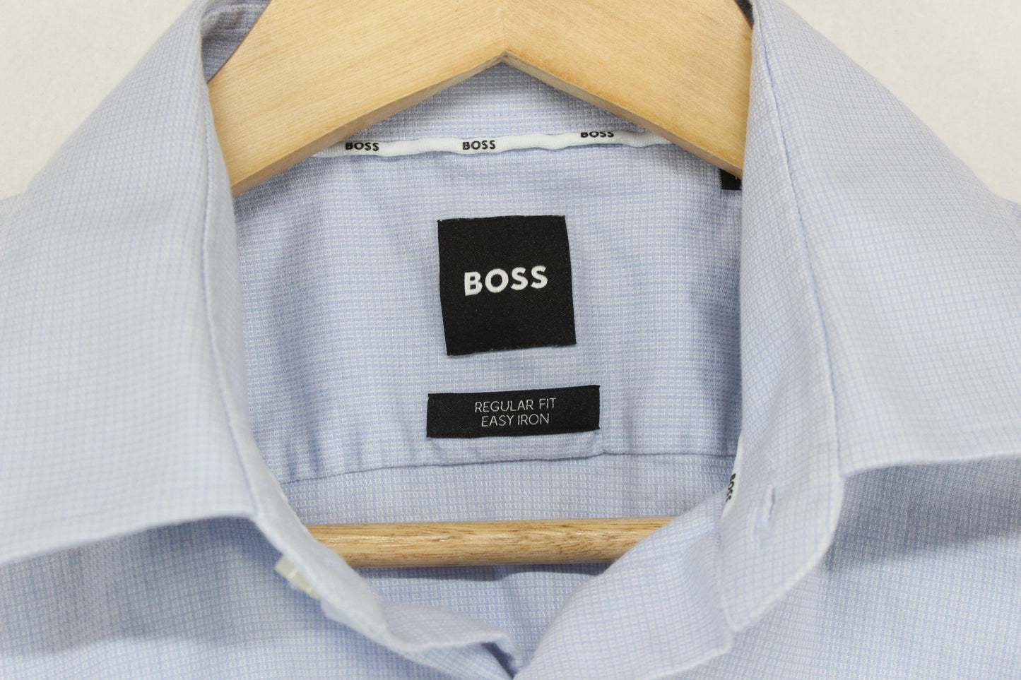 Mens Check Shirt Stretch Formal Button Up