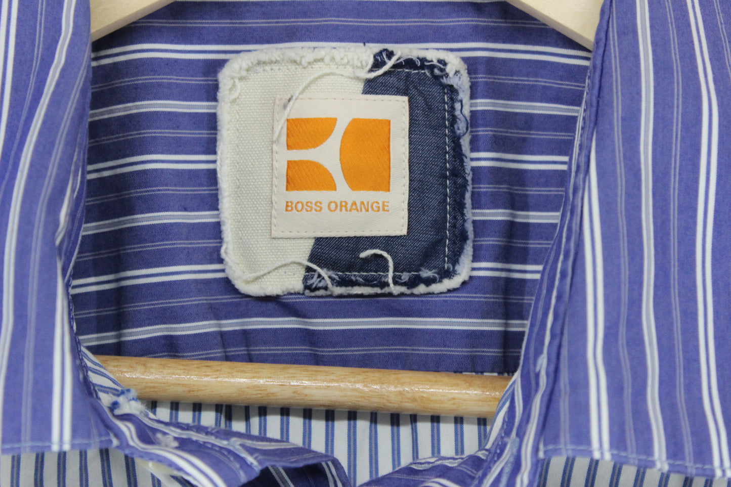 Mens Striped Shirt Slim Fit Long Sleeve Button Up