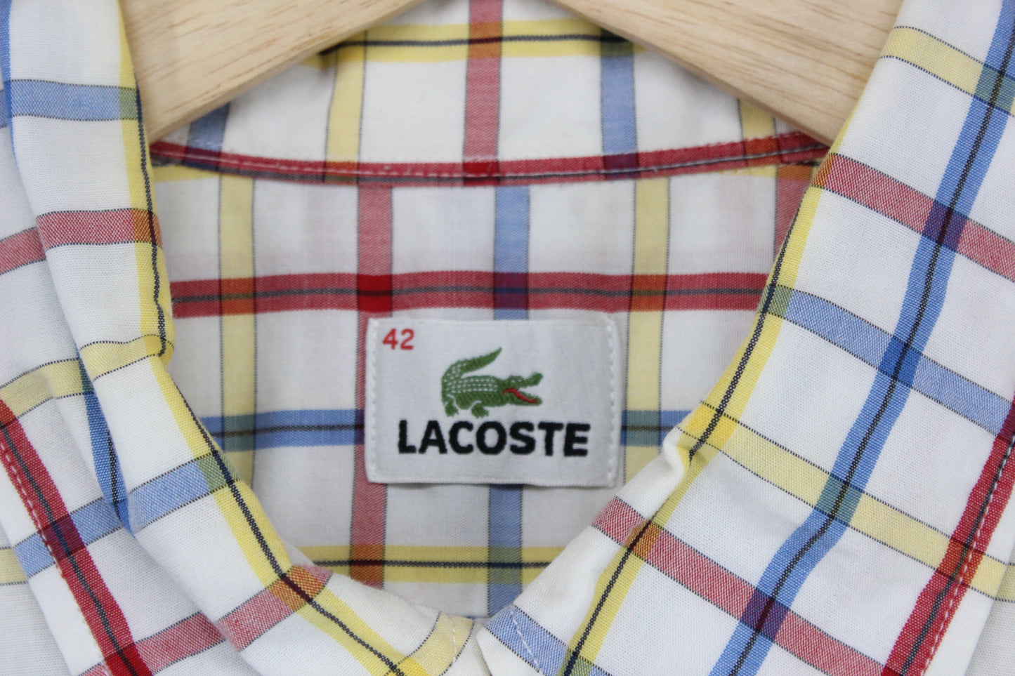 Mens Plaid Shirt  Short Sleeve Button Up