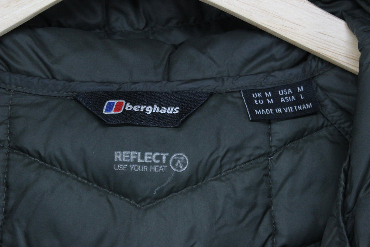 Mens Hydrodown Quilted Jacket Outdoor Hooded 600 Down