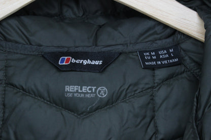 Mens Hydrodown Quilted Jacket Outdoor Hooded 600 Down