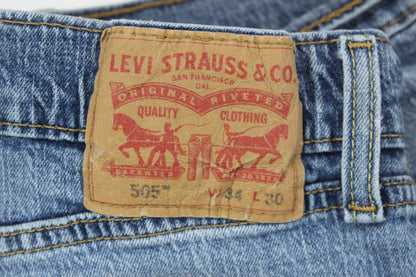 Mens 505 Jeans Straight Leg Denim