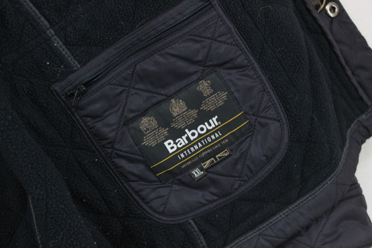 Mens Quilted Jacket Full Zip Lined