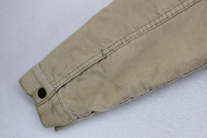 Mens Sherpa Denim Jacket Snap Lining Trucker