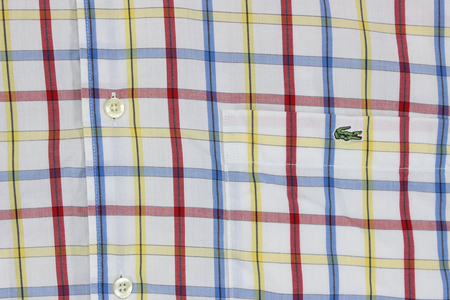 Mens Plaid Shirt  Short Sleeve Button Up