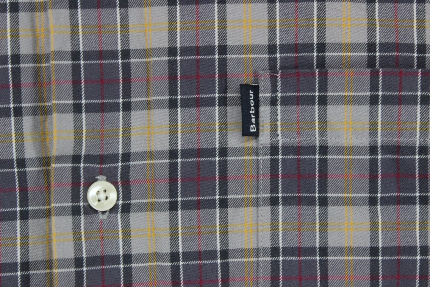 Mens Check Shirt Tailored Button Down