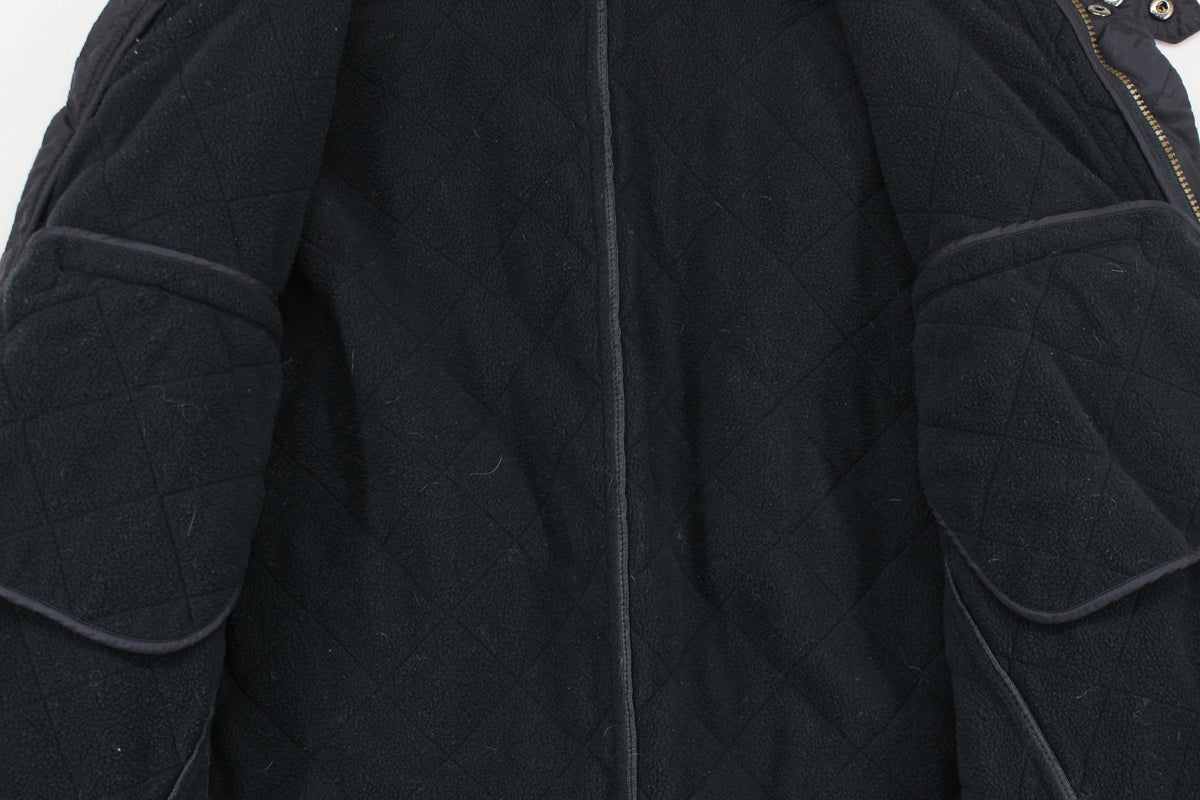 Mens Quilted Jacket Full Zip Lined