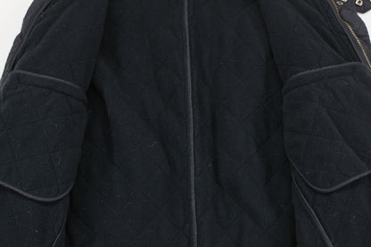 Mens Quilted Jacket Full Zip Lined