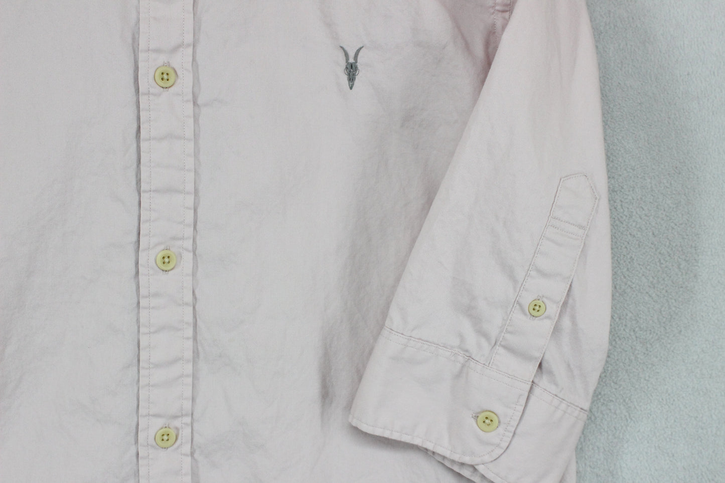Mens Shirt Short Sleeve Button Up Collared