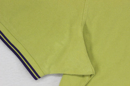 Mens Polo Shirt Mod Twin Tipped Collar