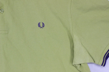 Mens Polo Shirt Mod Twin Tipped Collar