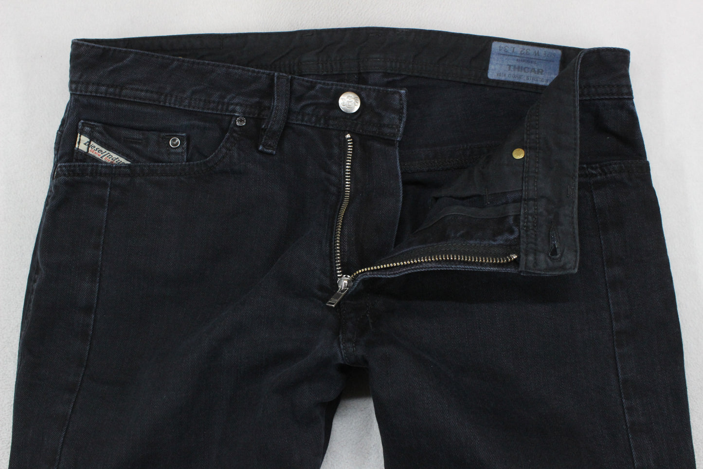 Mens Thicar Jeans Slim Stretch Denim