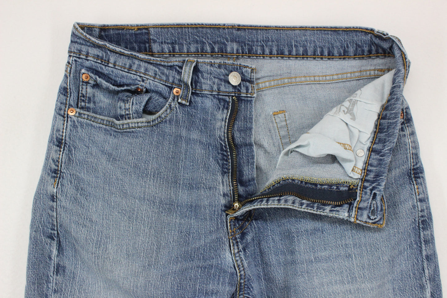 Mens 505 Jeans Straight Leg Denim