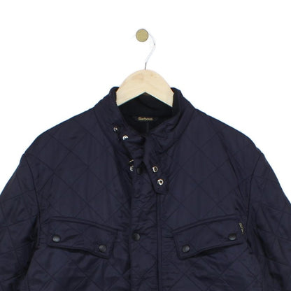 Mens Quilted Jacket Full Zip Lined