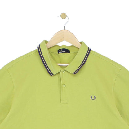 Mens Polo Shirt Mod Twin Tipped Collar